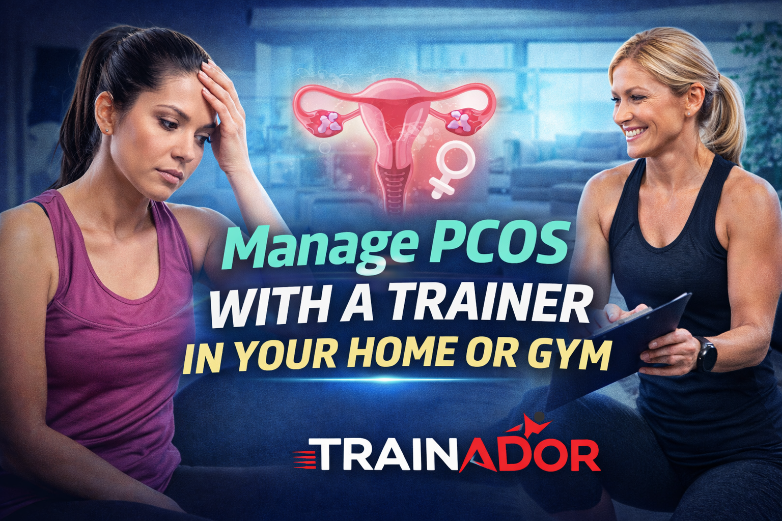 Manage PCOS with a trainer in your home or gym