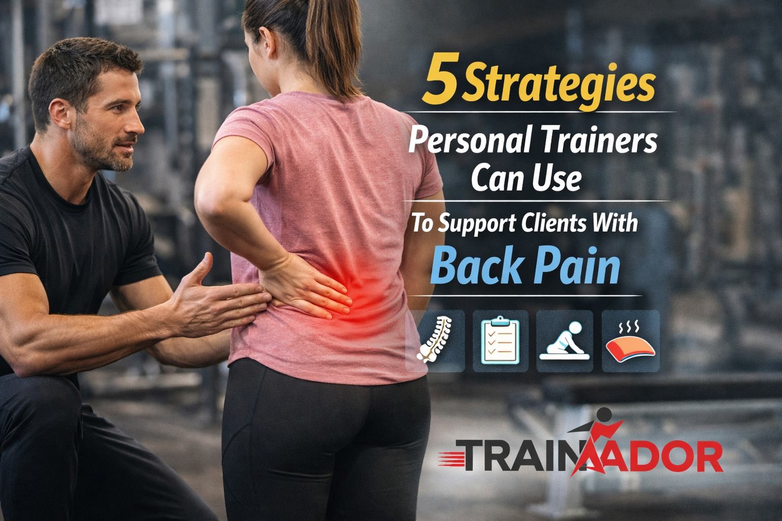 5 Strategies Personal Trainers Can Use To Support Clients With Back Pain