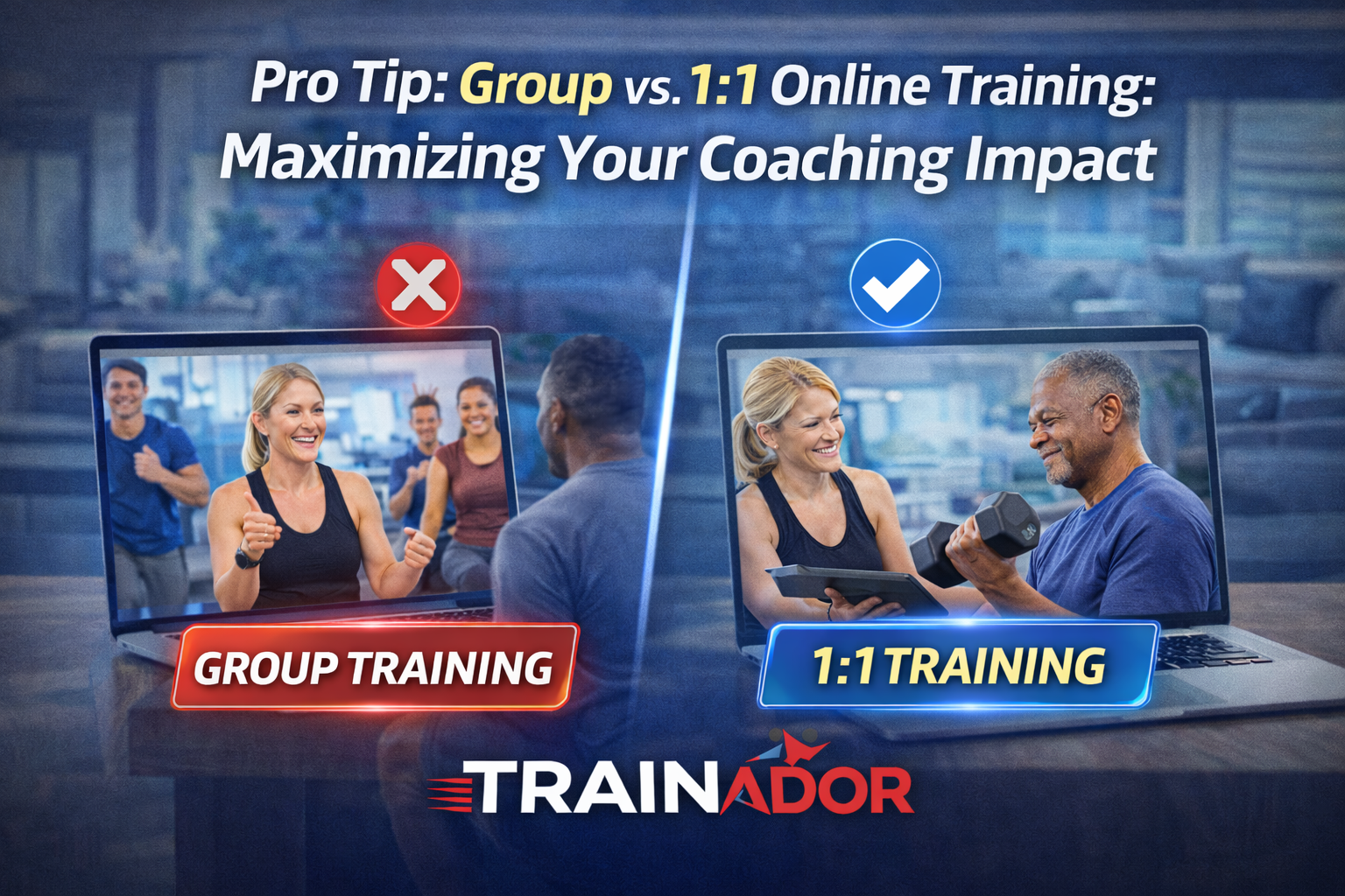 Pro Tip: Group vs. 1:1 Online Training: Maximizing Your Coaching Impact